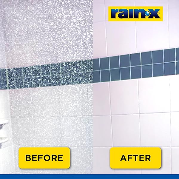 RAIN-X 630035 X-TREME CLEAN SHOWER DOOR CLEANER, 12 FL. OZ, FORMULATED TO CLEAN GLASS SHOWER DOORS – EASY TO USE, REMOVES SOAP SCUM, DIRT, HARD WATER BUILD-UP, CALCIUM, LIME STAINS AND RUST STAINS