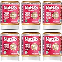 Organic NuttZo Power Fuel Crunchy Mixed Nut Butter Spread | Cashews Almonds Brazil Nuts Flax Seeds Chia Seeds Hazelnuts Pumpk