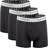 Calvin Klein Men`s Microfiber Boxer Briefs 3 Pack (B(NP2739-001)/B, Medium)