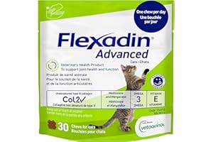 Vetoquinol Flexadin Advanced – Cat Joint Supplement – One Unit a Day for Cats