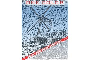 One Color: Vol 3 - Landscapes Coloring Book for Adults (Relaxation & Stress Relief)