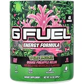 G Fuel The Juice Energy 2.0 Drink Powder, Pre Workout Caffeine Mix for Gaming, Sugar Free Focus Amino, Vitamin + Antioxidants, 9.9oz (Pineapple &amp; Melon Punch, 40 Servings)