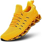 Mens Slip On Walking Shoes Blade Non Slip Tennis Running Shoes Lightweight Workout Breathable Mesh Fashion Sneakers