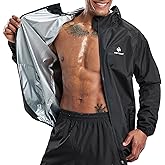 HOTSUIT Sauna Suit for Men Weight Loss Sweat Suit Boxing Exercise Sweat Sauna Jacket Pants