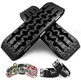 X-BULL New Recovery Traction Tracks Tire Ladder for Sand Snow Mud 4WD(Black)