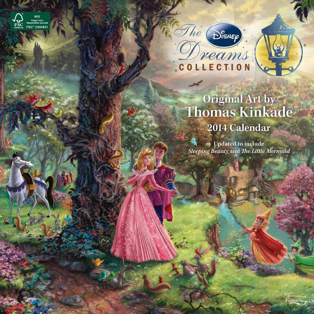 The Disney Dreams Collection Calendar Amazon Co Uk Thomas Kinkade 9781449435554 Books