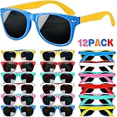 GIFTINBOX Kids Sunglasses Bulk, 12Pack Kids Sunglasses Party Favor with UV400 Protection for Boys and Girls, Gift for Birthday, Beach, Pool Party favors, Goody Bag Stuffers…