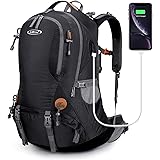 G4Free 50L Hiking Backpack Waterproof Daypack Outdoor Camping Climbing Backpack with Rain Cover for Men Women