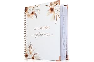Beautiful Boho Wedding Planner Book and Organizer - Enhance Excitement and Makes Your Countdown Planning Easy - Unique Engage