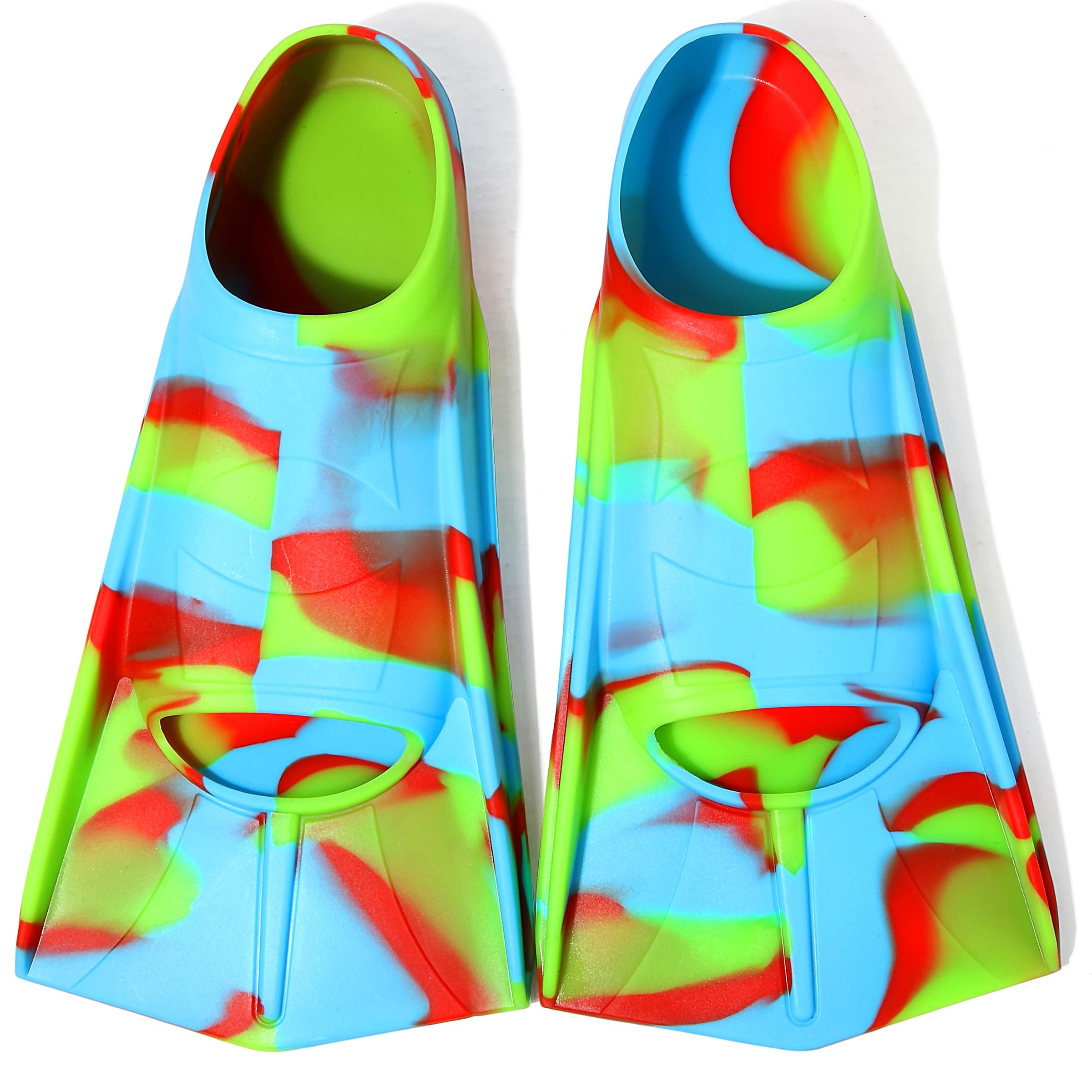 Photo 1 of Fanwill Kids Swim Fins,Short Comfortable Flippers for Lap Swimming and Training for Children,Girls,Boys (S)