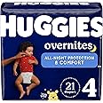 Nighttime Baby Diapers Size 4, 21 Ct, Huggies Overnites