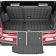 Xipoo Cargo Mat Compatible with 2014-2019 Toyota Highlander Trunk Mat Backrest Trunk Liner Cargo Liner Replacement for 2014-2019 Highlander Accessories
