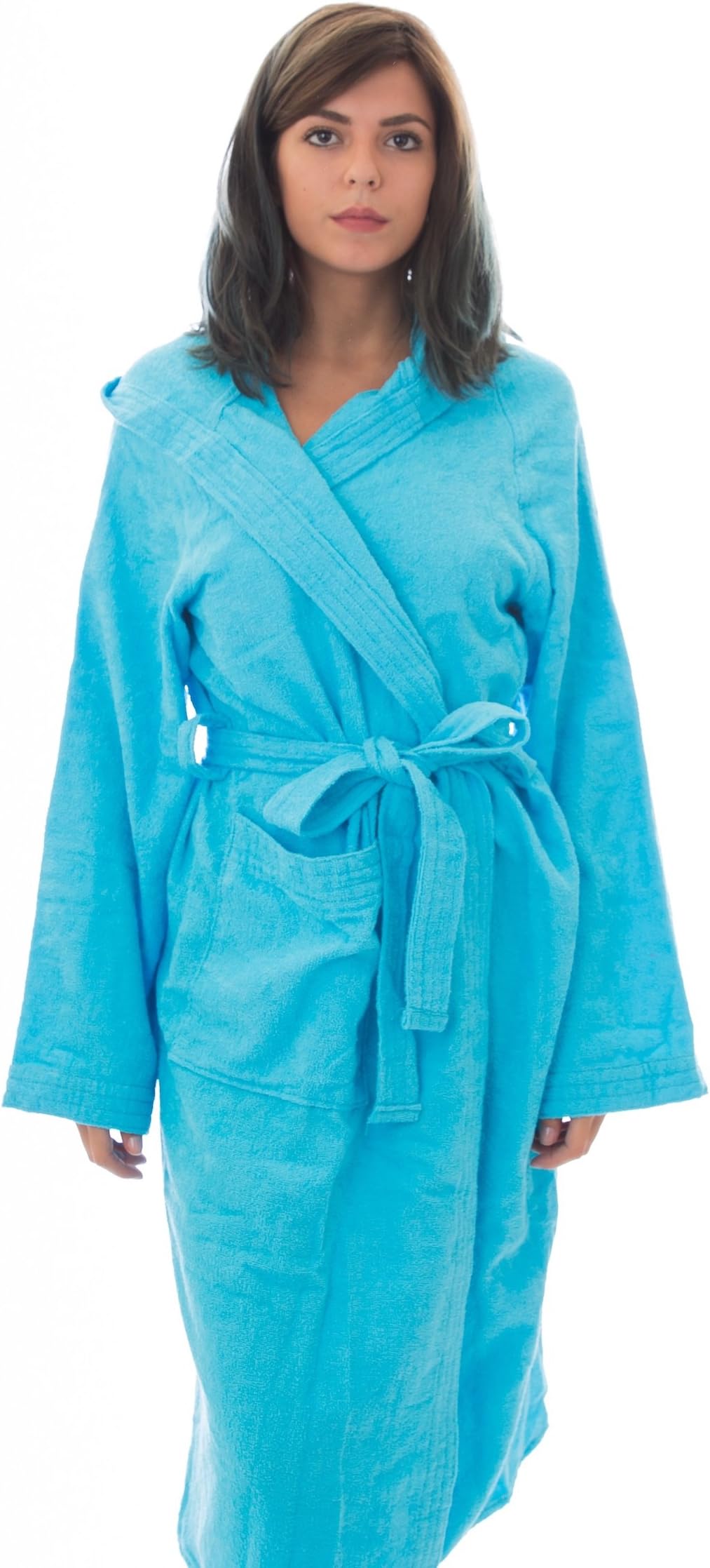 Spaziale Splendy Bathrobe – Speedy – Microspugna – Turquoise – S