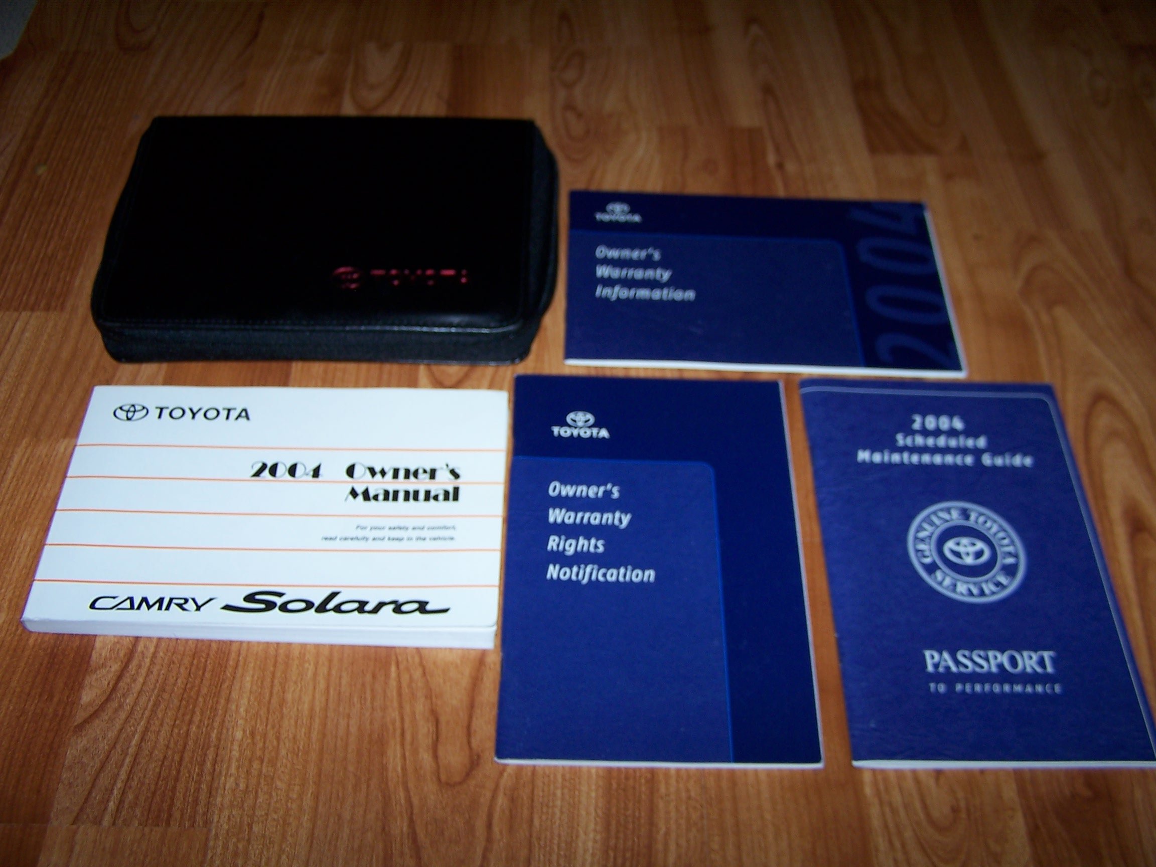 2004 toyota sienna owners manual