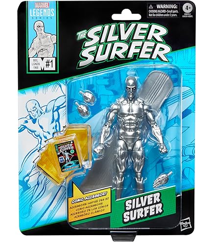 Amazon.com: MARVEL Legends Series Silver Surfer, Comics