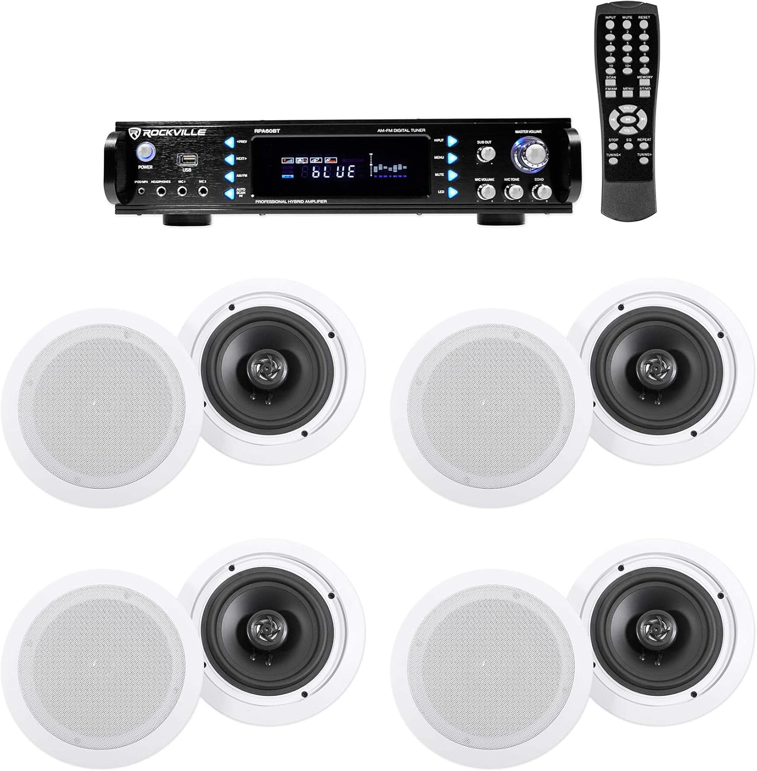 rockville ceiling speakers