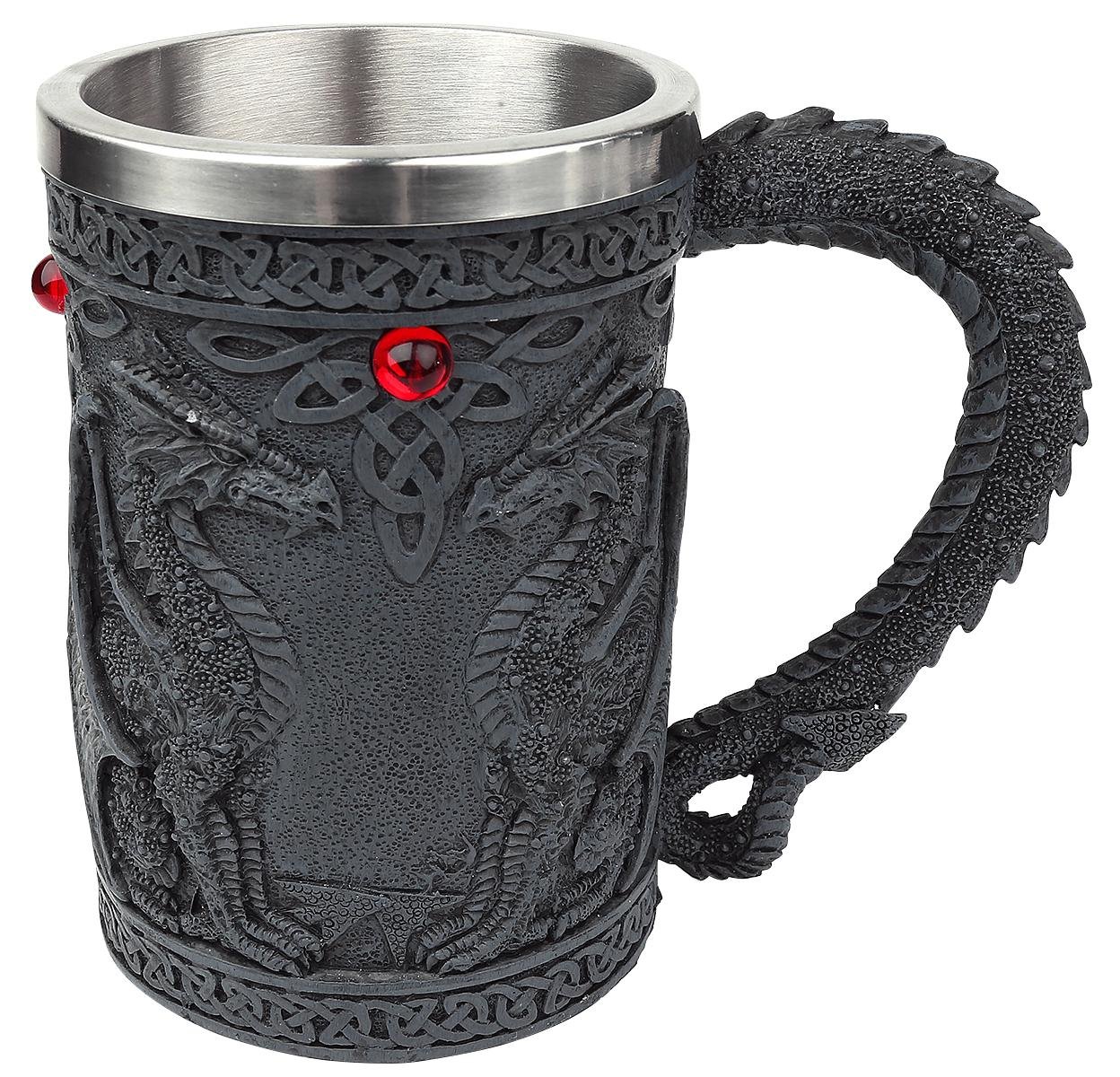 Nemesis Now NEM3731 Black Wing Tankard Mug 18cm Black