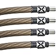 NVX Four Pack of 4 AWG Wire End Ferrules with Heat Shrink Tubing Included