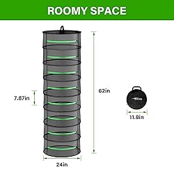 iPower Zippered 8 Layer 24'' Herb Drying