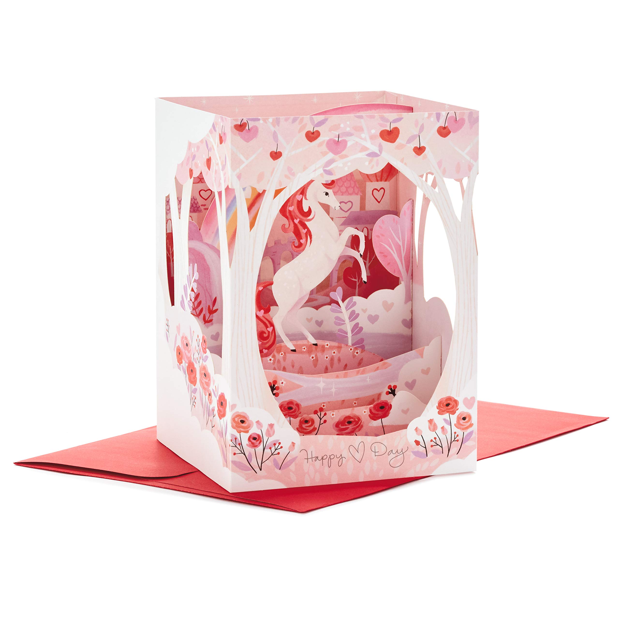 Magical Unicorn 3D Pop-Up Valentine's Day Card from Hallmark