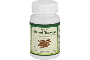 Ayur365 Bacopa Capsules for Memory Enhancement & Cognitive Health 60 ct.