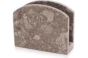 RADICALn Napkin Holder Oceanic Handmade Marble 6.5"x5.5" Inch Napkin Dispenser-Perfect for Wall Decor Tabletop Decor & Coffee
