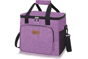 HOMESPON Cooler Bag Insulated Lunch Bag Cooler Lunch Container Thermal Cooler Pack Lunch Box Picnic Bag Cooler Tote Bag-17L