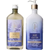 Bath &amp; Body Works Body Wash and Body Lotion, Lavender Vanilla, 2 Pack | Aromatherapy Nourishing Shower Gel, Lotion for Radiant Skin, Luxury Scented, Skin Hydration, Dermatologist-Approved