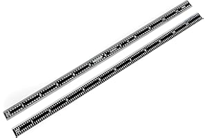 Benchmark Tools 466644 Flexible 12 Inch 5R Machinist Rule with 1/10, 1/100, 1/32 and 1/64 Markings Tempered Stainless Steel Zero-Glare Black Chrome Finish Conforms to EEC-1 Accuracy Standards (1)