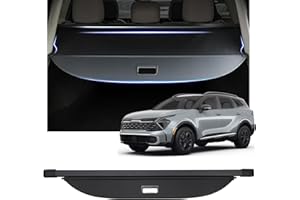 Fannyc Cargo Cover Fit for Kia Sportage 2023 2024 2025 Accessories,Retractable Rear Trunk Cover Luggage Security Shield Shade Cover