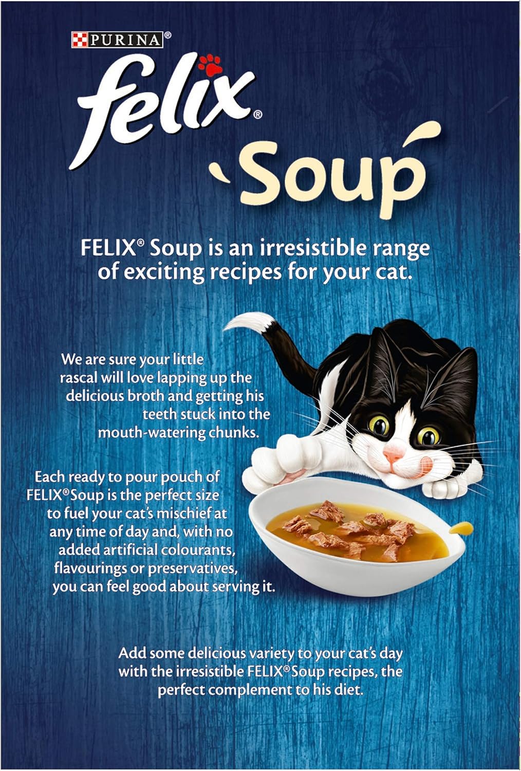 felix cat soup
