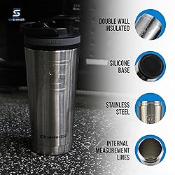 Ice Shaker Insulated Stainless Steel Shaker Bottle
