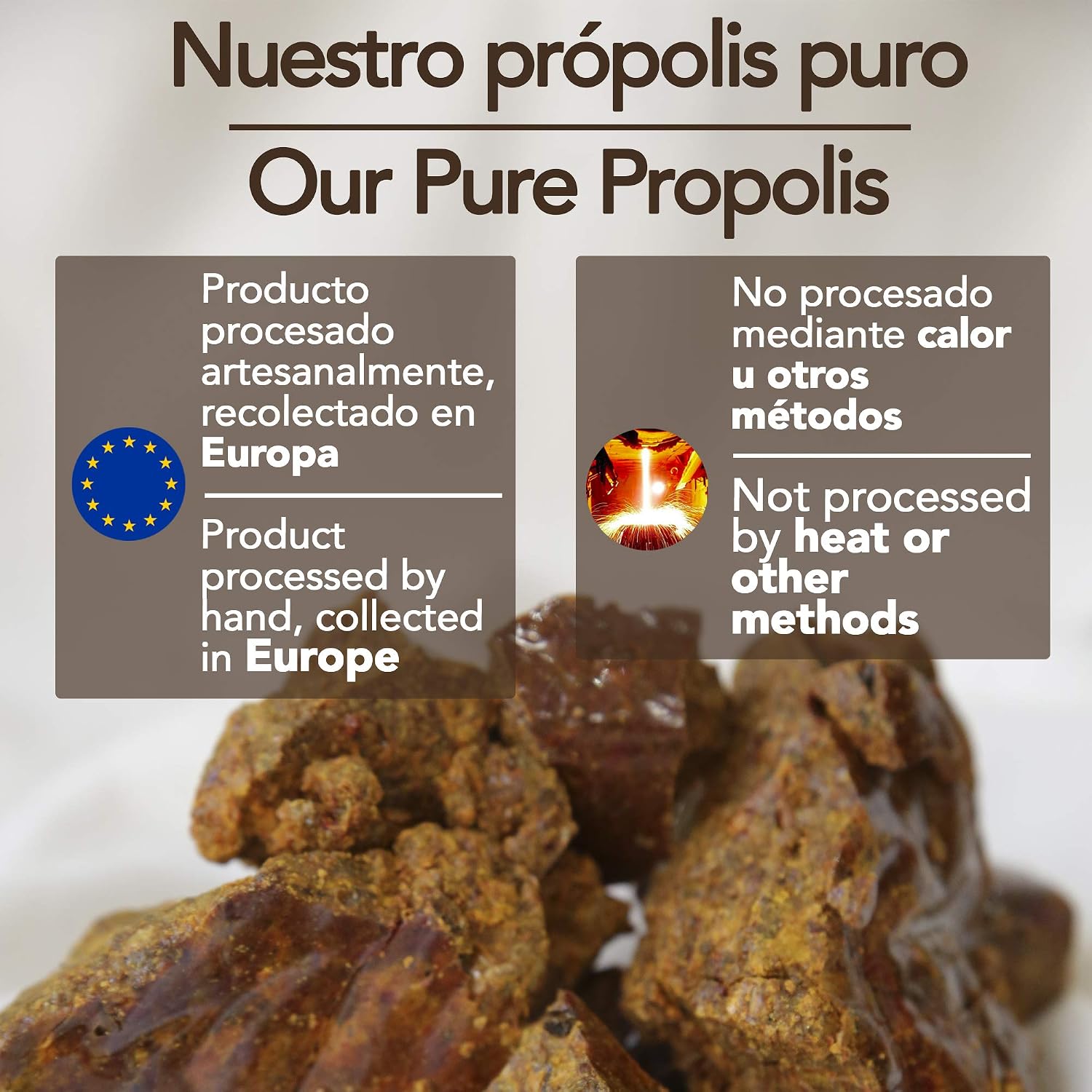 Pure Powdered Propolis (100g). Propolis Straight from the Beekeeper. (Cames as compacted Plain disc), 100 g (Pack of 1) - Image 5