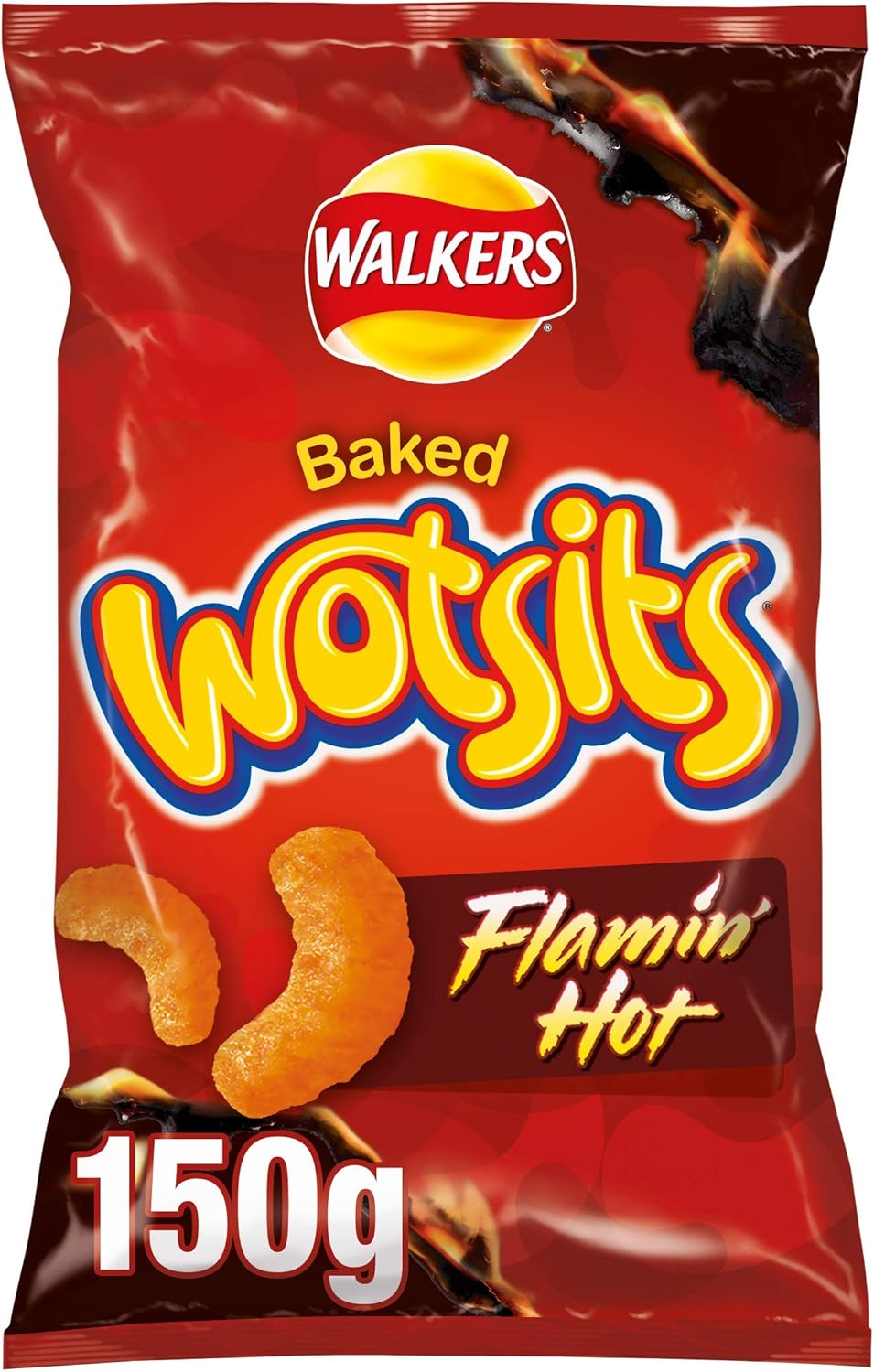 Walkers Wotsits Flamin Hot&#39; Sharing Snacks, 150 g: Amazon.co.uk: Grocery