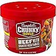 Campbell's Chunky Soup, Beef Soup with Country Vegetables, 15.25 oz Microwavable Bowl