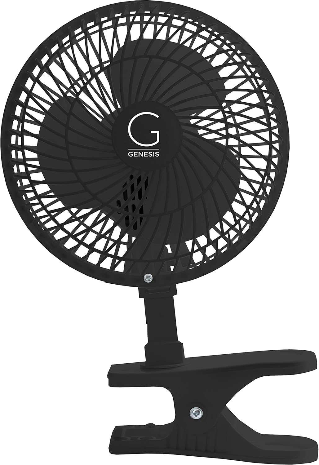 Genesis 6-Inch Clip Convertible Table-Top & Clip Fan Two Quiet Speeds - Ideal For The Home, Office, Dorm, More Black: Home & Kitchen