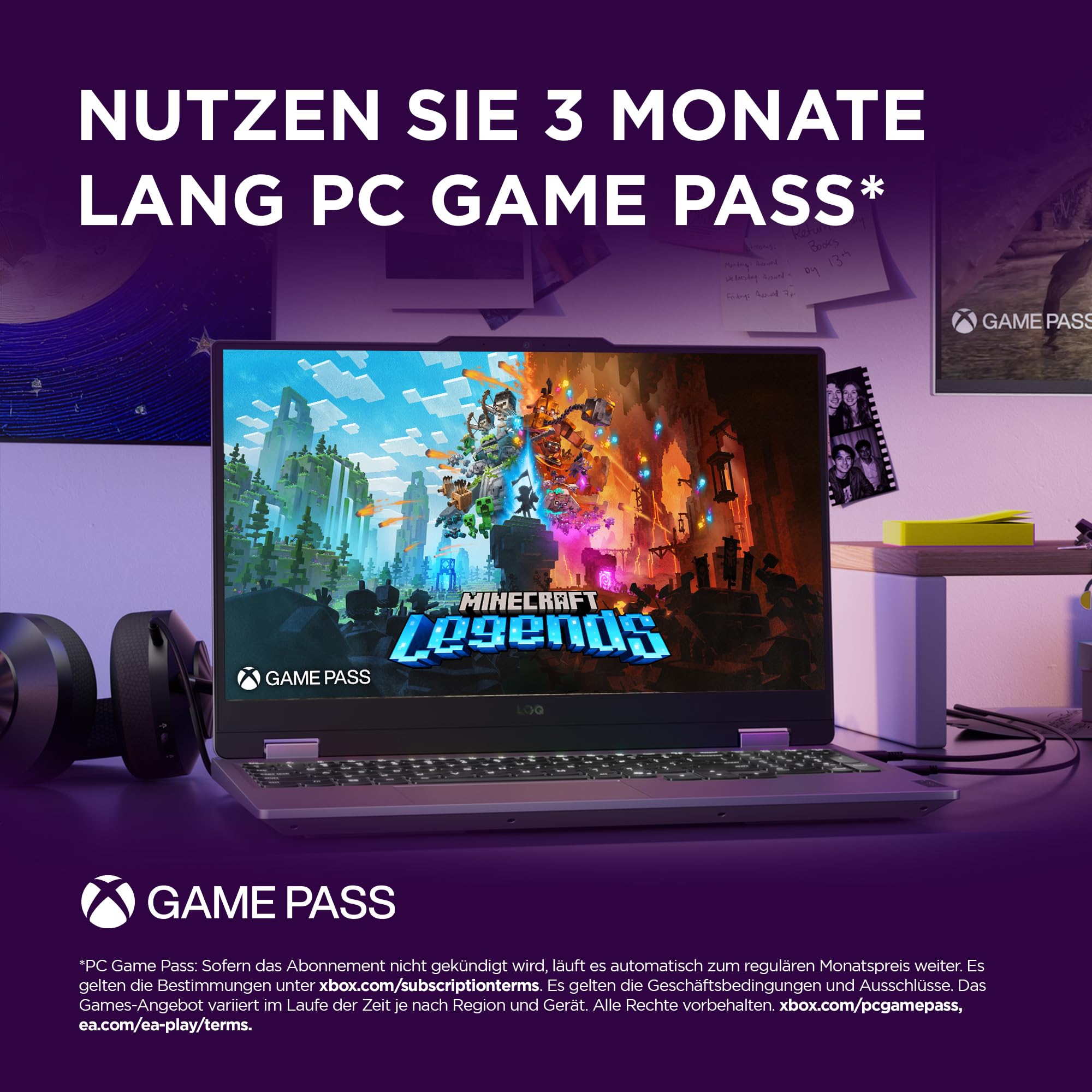 Lenovo LOQ Gaming AI Laptop | 15.6" Full HD 144Hz | NVIDIA GeForce RTX 5060 8GB | AMD Ryzen 7 250 | 16GB RAM | 1TB SSD | Win11 | QWERTZ | Weiss-Beleuchtete Tastatur | Grau | 3 Monate Game Pass 3