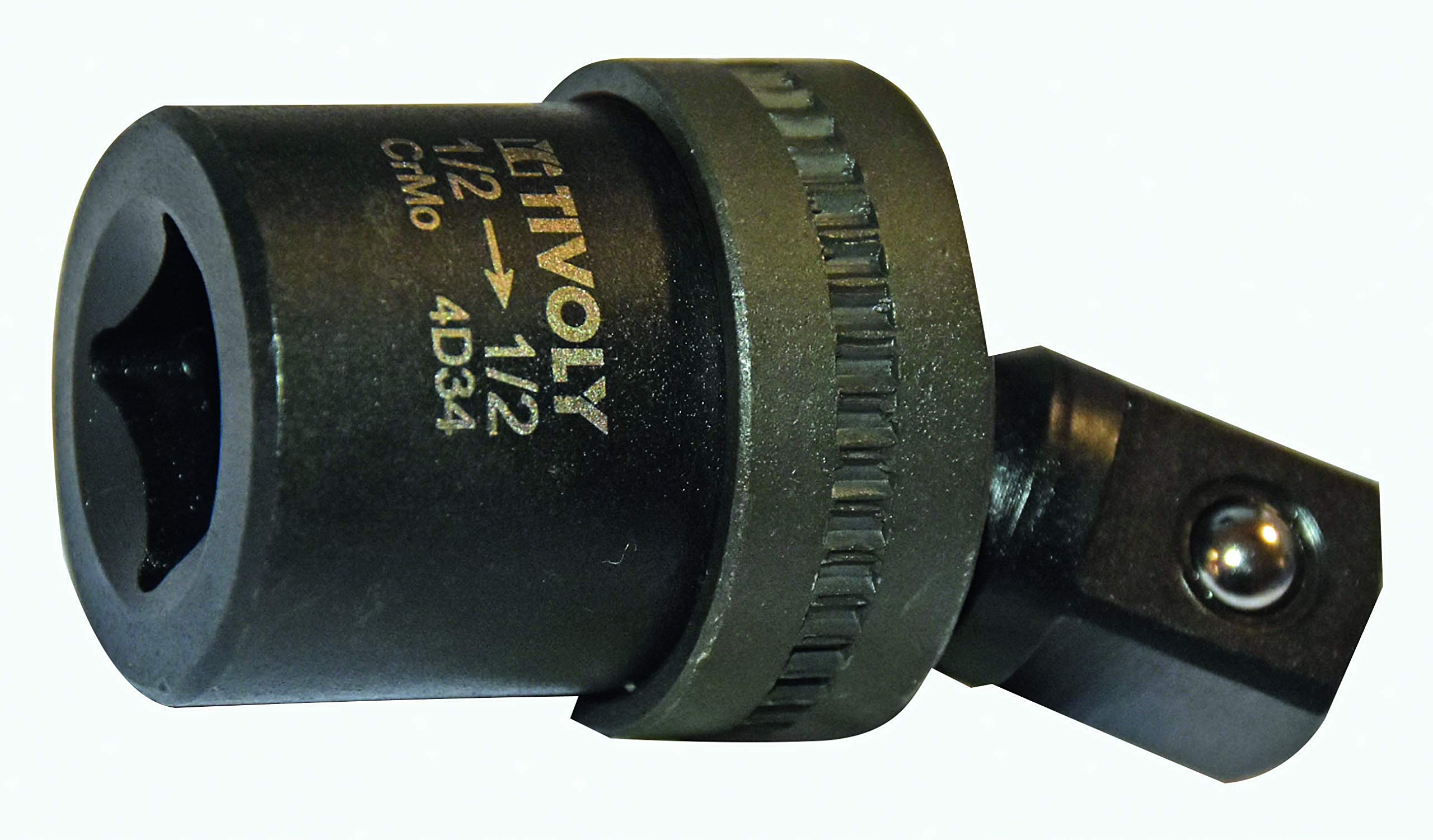 Tivoly 11591120012 Square Shock Gimbal F1/2 Inch > M1/2 Inch, Phosphate Black