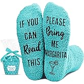 HAPPYPOP Funny Gifts for Women Men - Boba Tea Taco Gifts for Her, Bourbon Coffee Socks