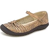 JBU Ramy Women's Comfort Casual Classic Mary Jane Flats Fashion Shoes