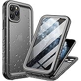 Cozycase Waterproof Case for iPhone 11 Pro Max Underwater Shockproof Full-Body Rugged Bumper Sealed Case with Built-in Screen Protector for iPhone 11 Pro Max 6.5 inch-Black