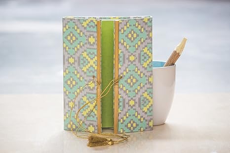 Rjkart Handmade Paper Diary With Bamboo Lock 100 Page 6 8 Inch