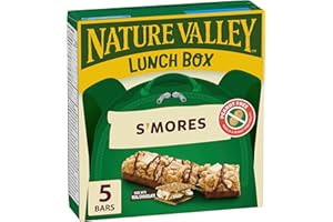 NATURE VALLEY S'mores Flavour Granola Bars, No Artificial Flavours, No Artificial Colours, Pack of 5 Bars