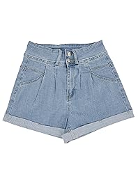 Hilltichu Womens Relaxed Fit Casual High Waist