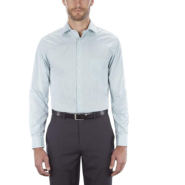 Amazon.com: Van Heusen mens Regular Fit Pinpoint Stripe Dress Shirt, Birch,  14.5 Neck 32 -33 Sleeve Small US : Clothing, Shoes & Jewelry