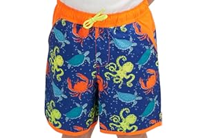 Lands' End Boys' Swimwear UPF 50 Comfort Liner Swim Trunks (S-XL)