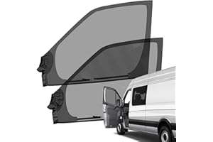 Federedevo Magnetic Bug Screen for Front Doors, Pair Window Bug Screen Compatible with Mercedes Sprinter 2007-2025