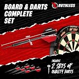 Ruthless Hot Shot Dart Board Endurance 450mm 38mm Depth with 2 Sets Darts view 5