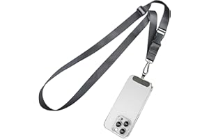 ROCONTRIP Phone Lanyard 1X Crossbody lanyard and 2X Patch Universal Cell Phone Strap Adjustable Neck Strap for Women Men Trav