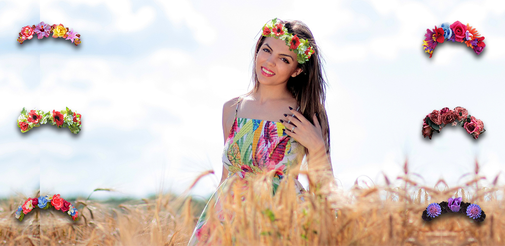 Flower Crown Photo for Android